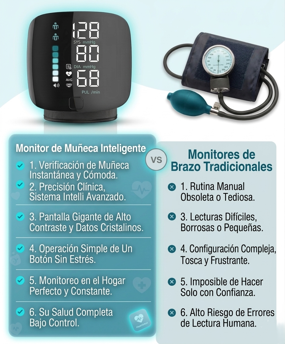 Monitor Digital de Muñeca – Salud Bajo Control de Forma Simple
