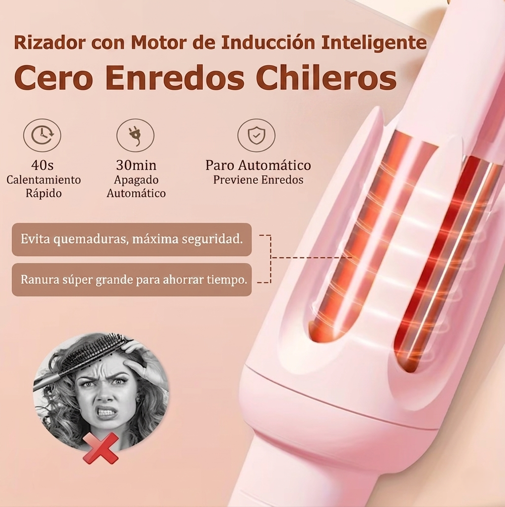 RizoPro Automático - Rizador Profesional Sin Enredos