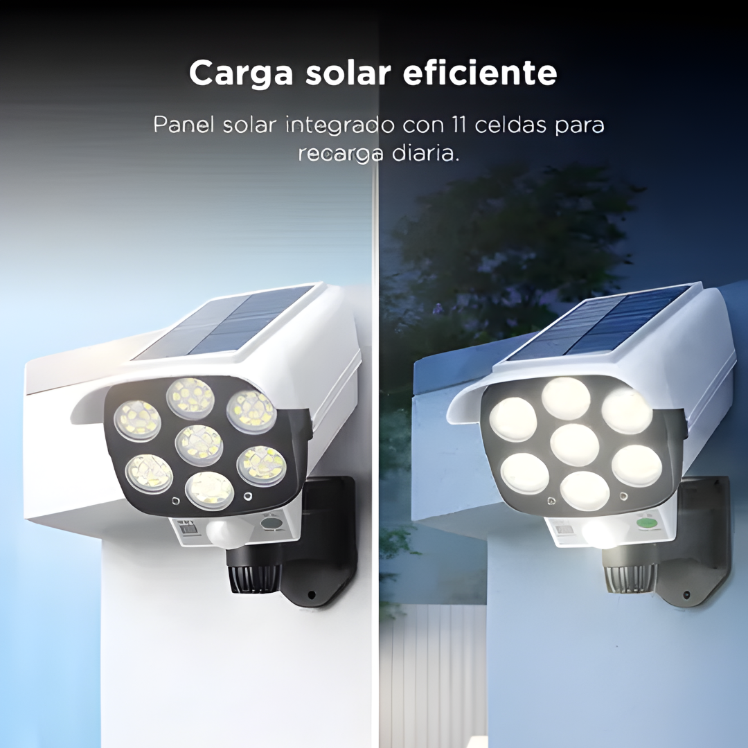 REFLECTOR SOLAR CON SENSOR DE MOVIMIENTO