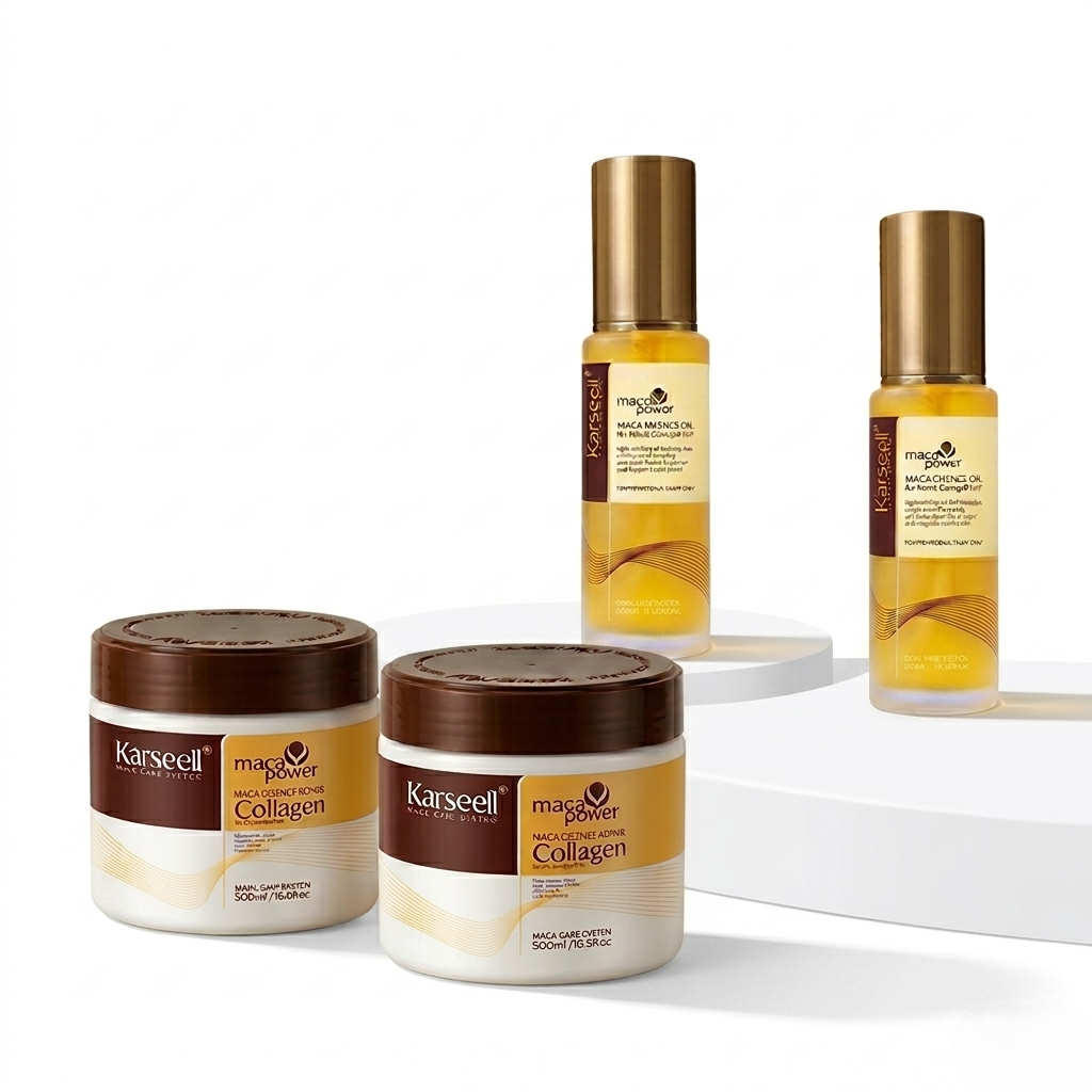 Kit Karseell®: Mascarilla de Colágeno y Aceite de Esencia de Maca