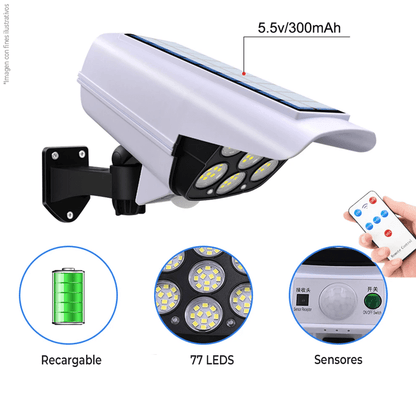 REFLECTOR SOLAR CON SENSOR DE MOVIMIENTO