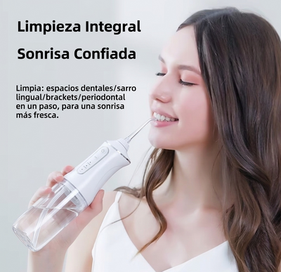 Irrigador Bucal Portátil PRO - Limpieza Dental Profunda en Segundos