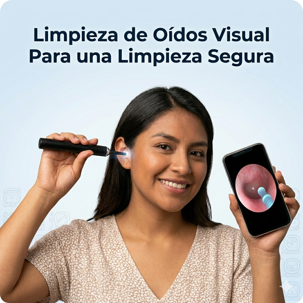 WaxClean™ Pro – Limpiador Visual de Oídos con Cámara HD