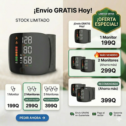 Monitor Digital de Muñeca – Salud Bajo Control de Forma Simple