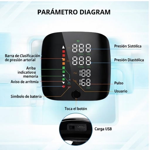 Monitor Digital de Muñeca – Salud Bajo Control de Forma Simple